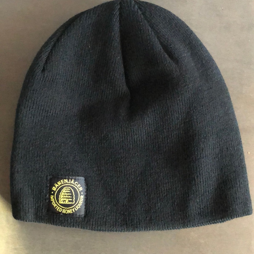 Brand new Jagermeister Barenjager Black Beanie Hat